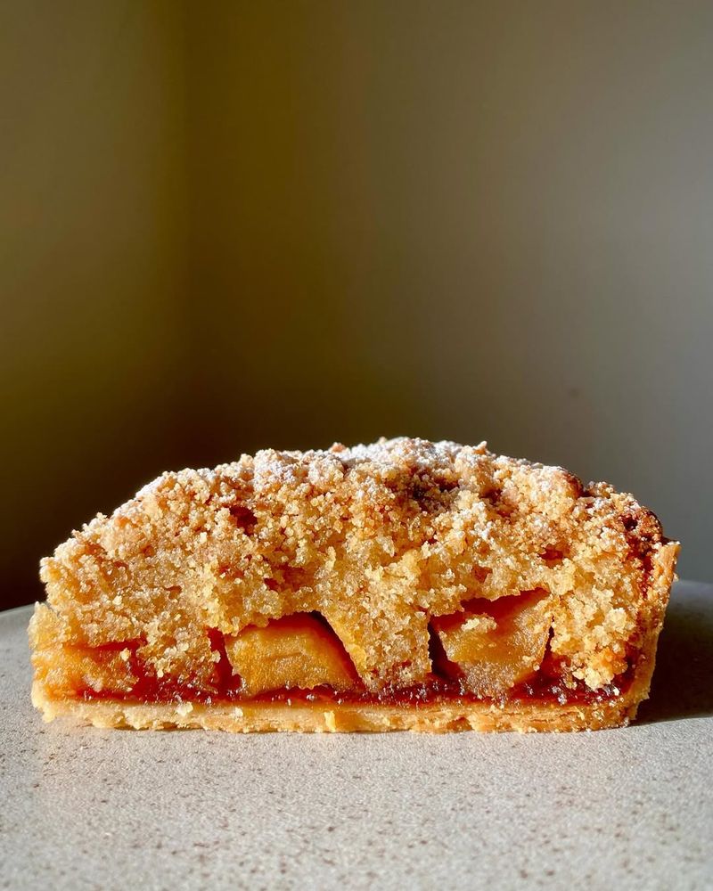 Spiced Apple Crumble Tart