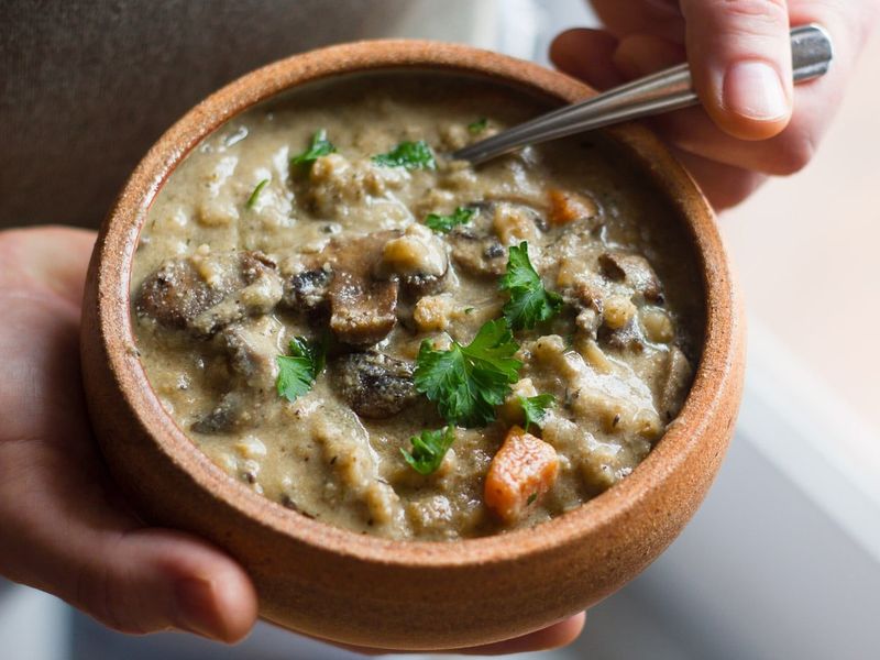 Mushroom Barley Soup
