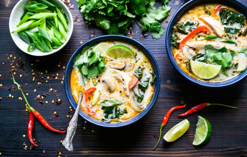 Thai Coconut Chicken Soup