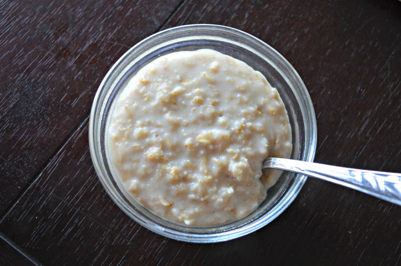 Plain Porridge Made With Water