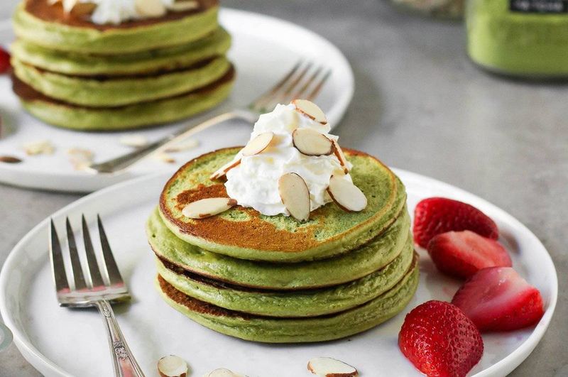 Matcha Latte Pancakes
