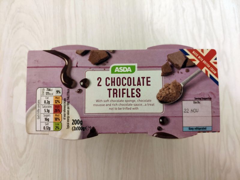 ASDA Trifles And Chocolate Mousses