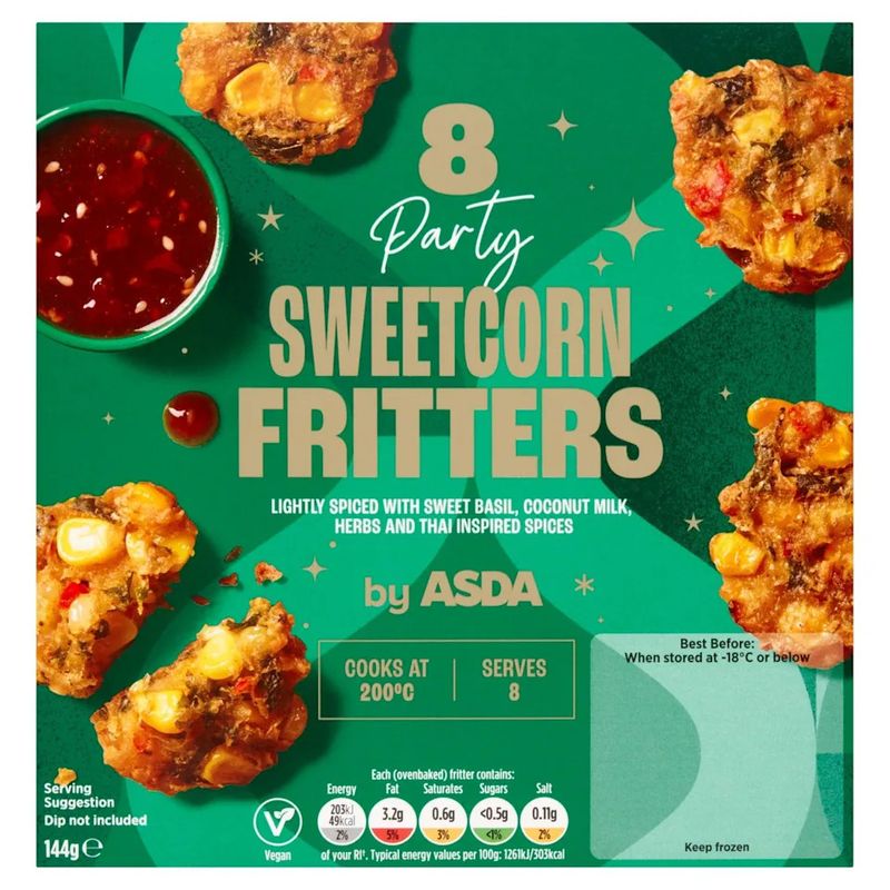 ASDA Party Sweetcorn Fritters