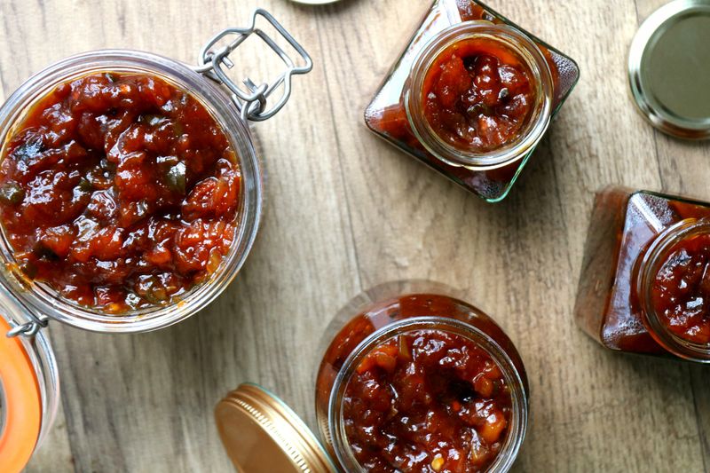 Homemade Jams At Village Fetes