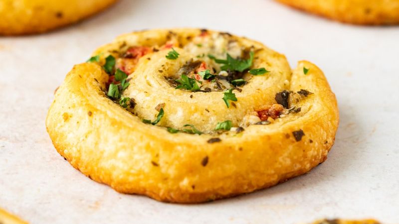 Cheese And Herb Pinwheels