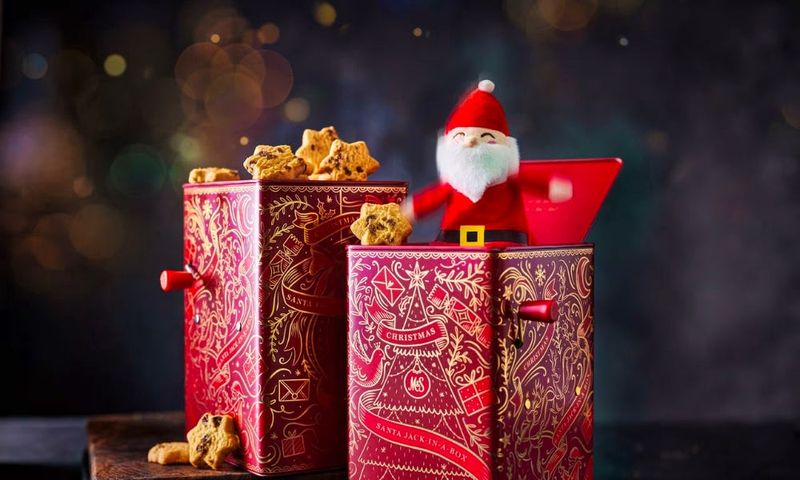 M&S – Santa Jack-in-a-Box Musical Tin