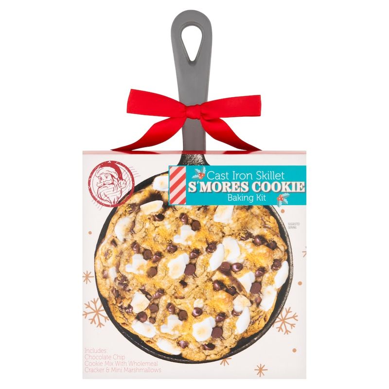 S'Mores Cookie Cast Iron Skillet Baking Kit Christmas Gift