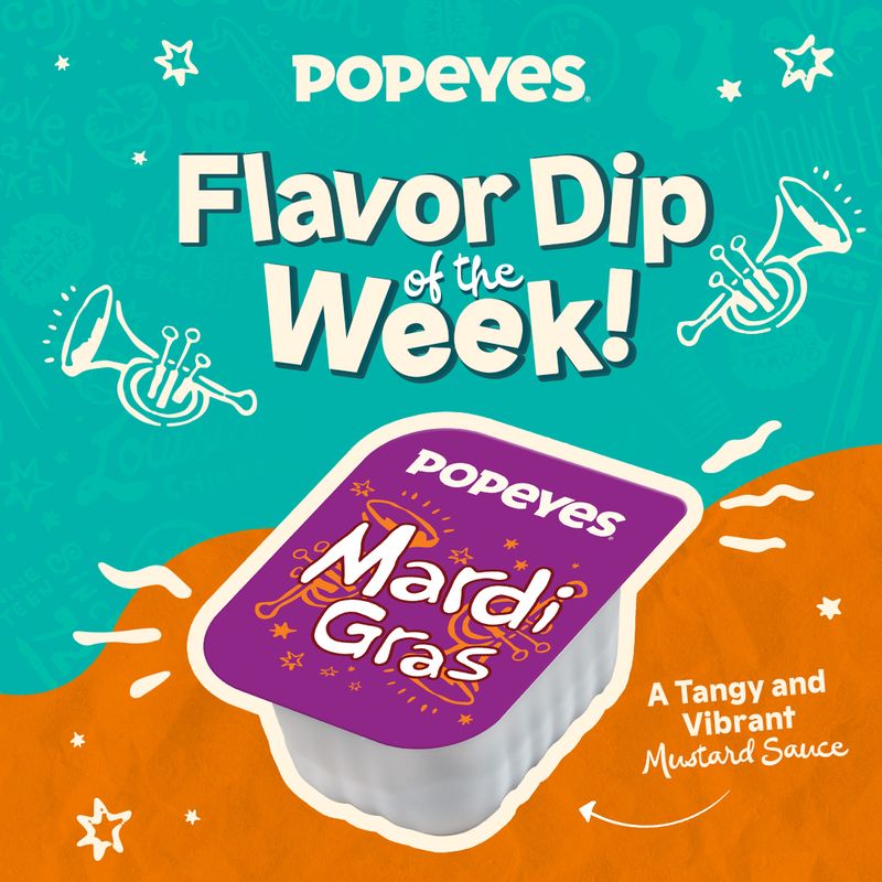 Popeyes Mardi Gras Mustard
