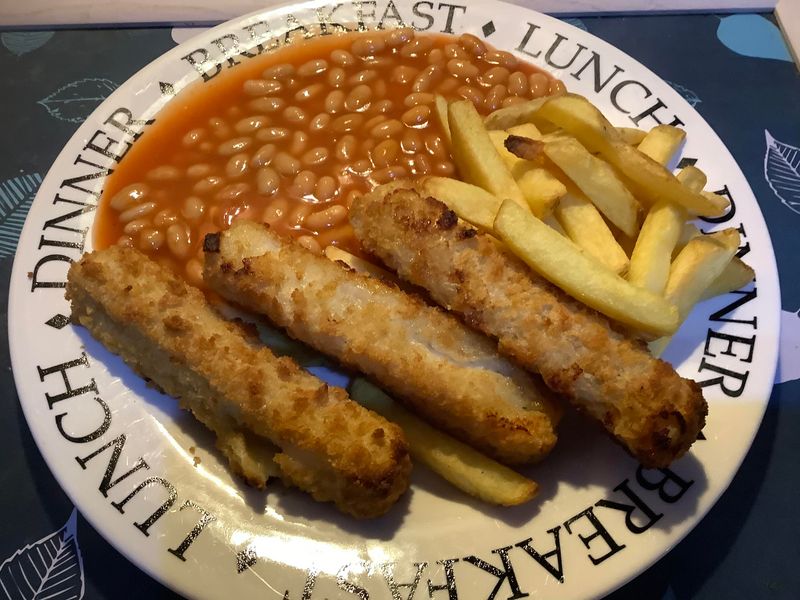Frozen Fish Fingers And Beans