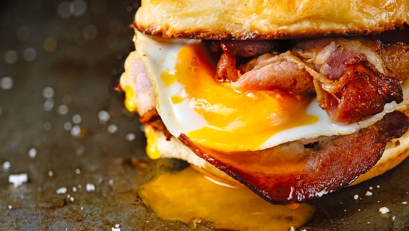 Breakfast Sandwiches And Baps