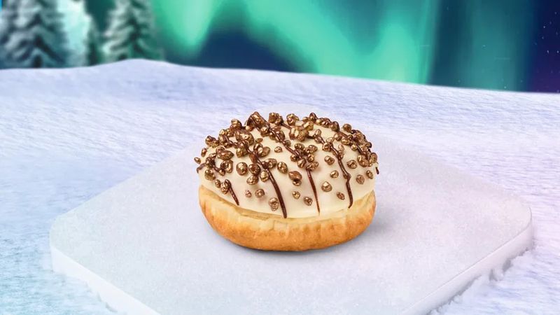 Chocolate And Hazelnut Flavour Doughnut