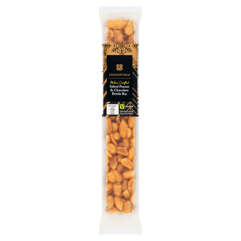 Salted Peanut And Chocolate Brittle Bar