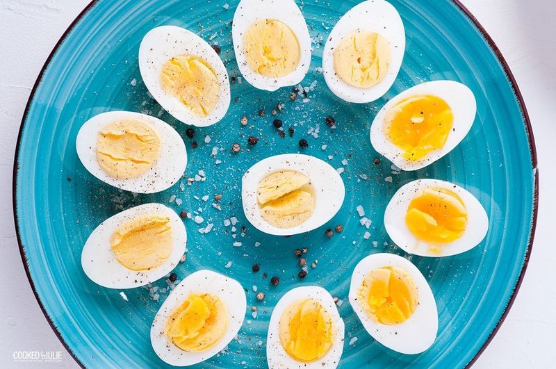 Boiled Eggs With Sea Salt