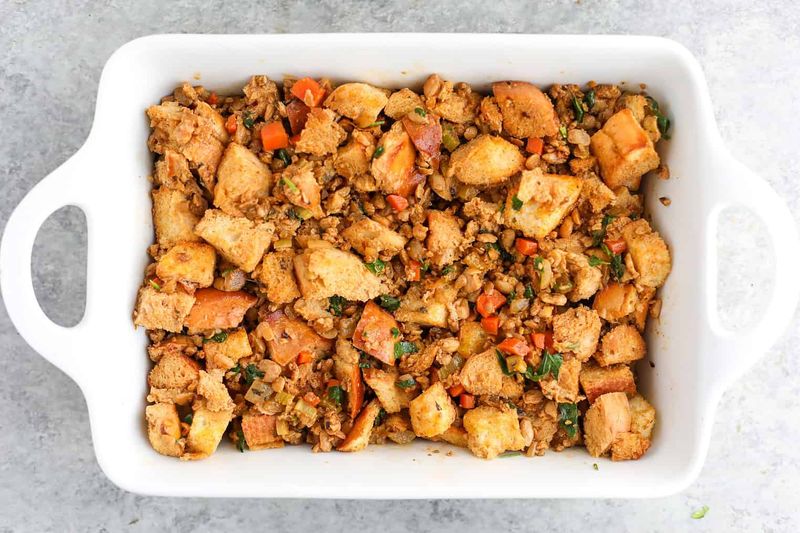 Wholegrain Stuffing With Vegetables
