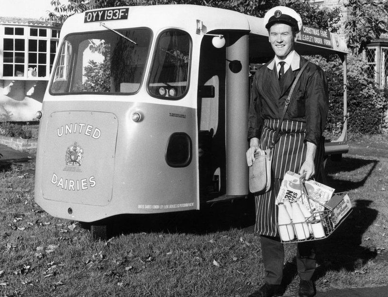 Milk Delivery In Glass Bottles