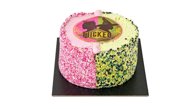 Wicked: For Good Half-And-Half Celebration Cake By Finsbury Food Group