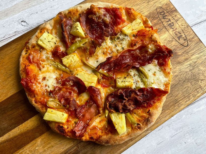 Ham And Pineapple Pizza