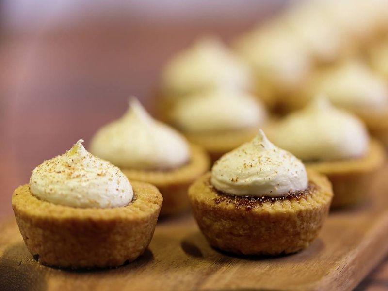 Serving Mince Pies Warm With Brandy Butter