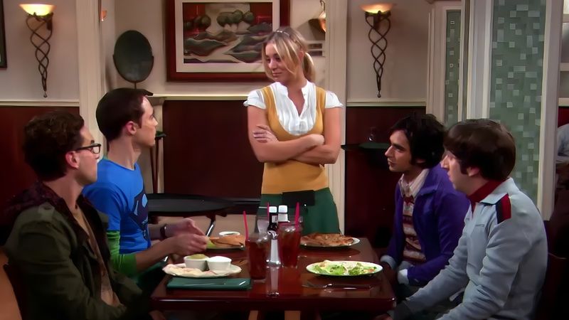 He Prefers Penny As His Waitress At The Cheesecake Factory