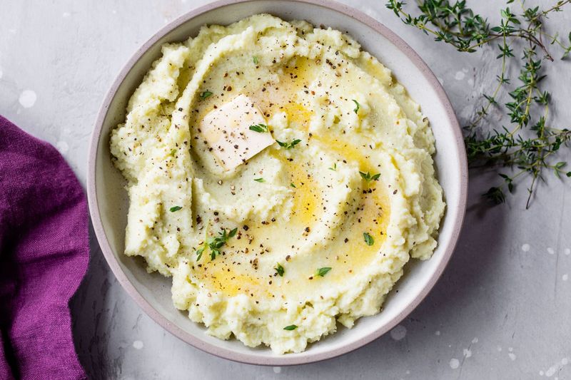Cauliflower Mash Instead Of Mashed Potatoes