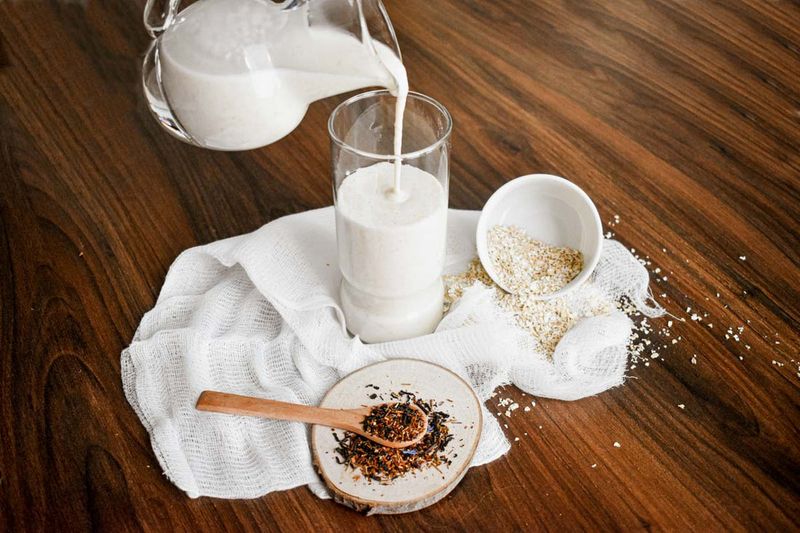 Oat Or Almond Milk For A Creamy Touch
