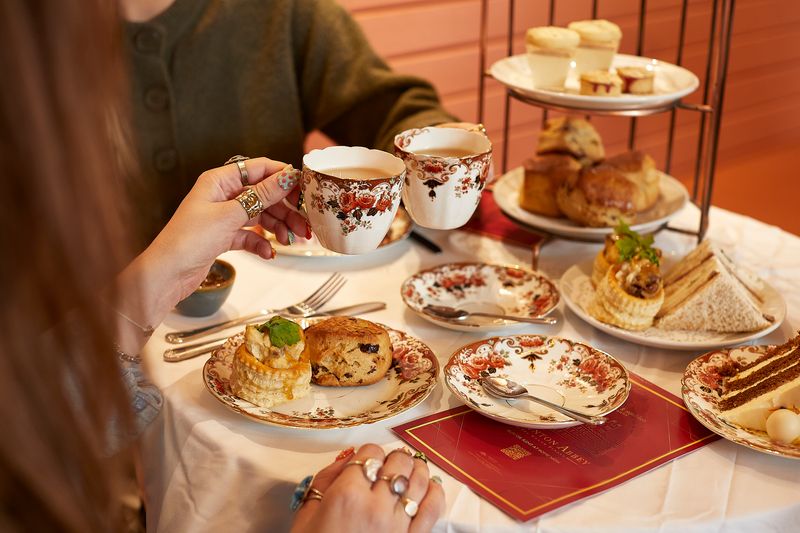 Cutter & Squidge Downstairs Upstairs Afternoon Tea