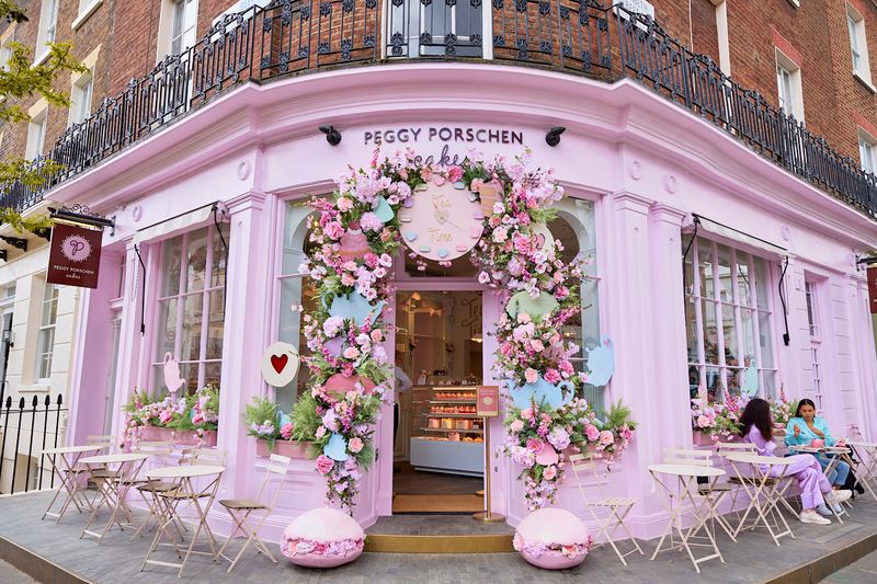 The Iconic Pink Facade
