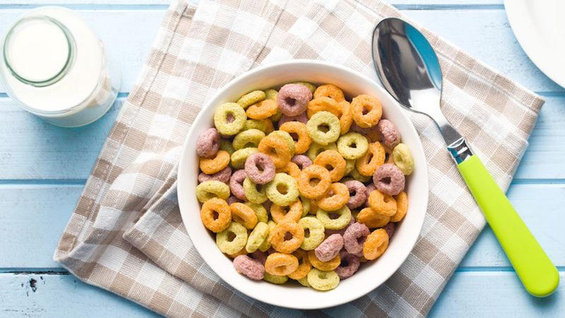 Sugary Cereal With Whole Milk