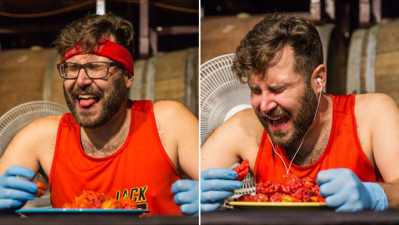 Most Carolina Reaper Chillies Eaten In One Minute