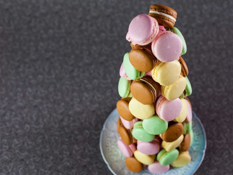 Queen Charlotte's Macaron Tower Selection