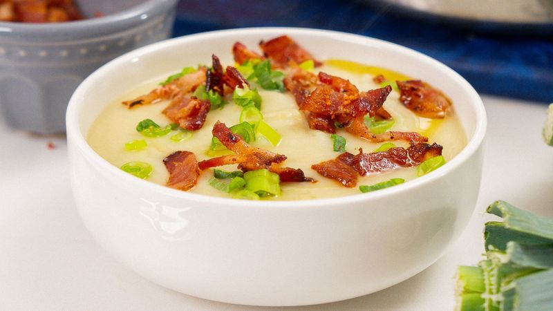 Potato, Leek And Bacon Soup