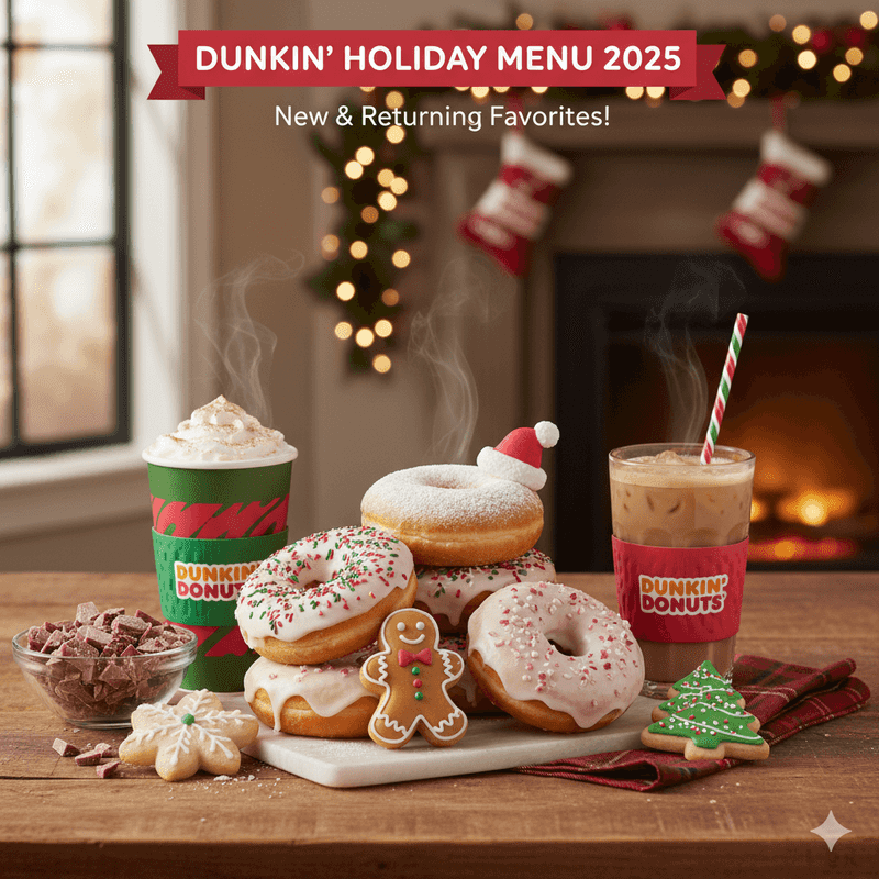 Holiday Perks For Dunkin' Rewards Members