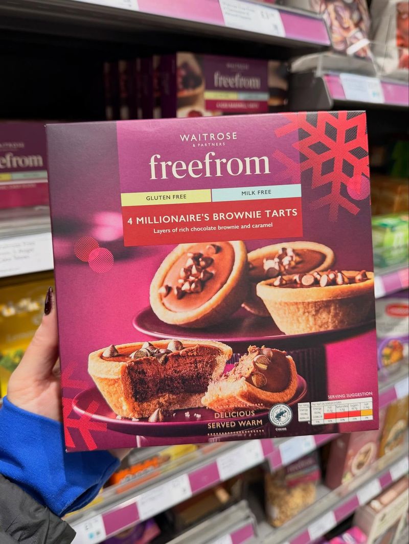 Free From 4 Millionaire’s Brownie Tarts