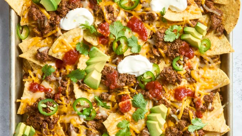 Cheesy Beef Nachos