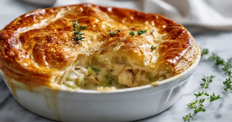 Chicken And Leek Pie