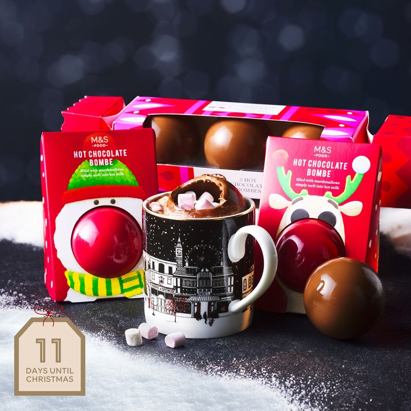 M&S Christmas Hot Chocolate Bombes