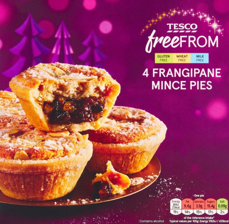 Tesco Free From Frangipane Mince Pies