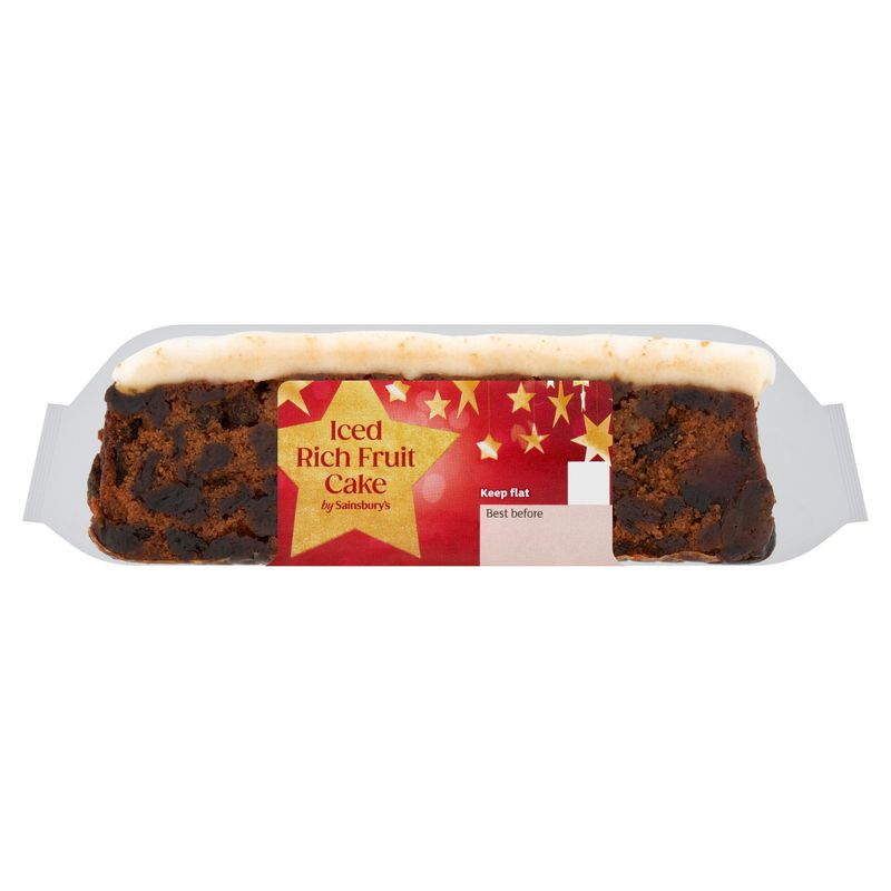 Sainsbury's Iced Fruit Christmas Cake