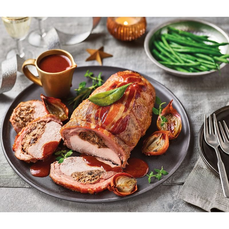Tesco Finest Three Bird Roast With Pork And Plum Stuffing