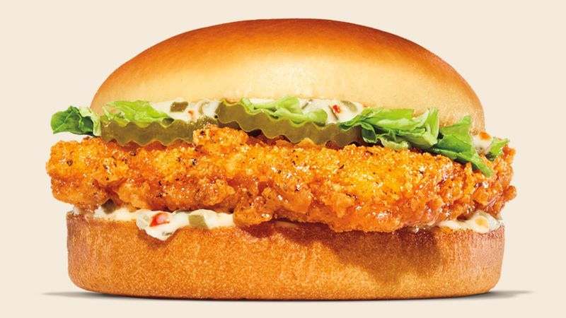 Burger King Fiery Big Fish Sandwich