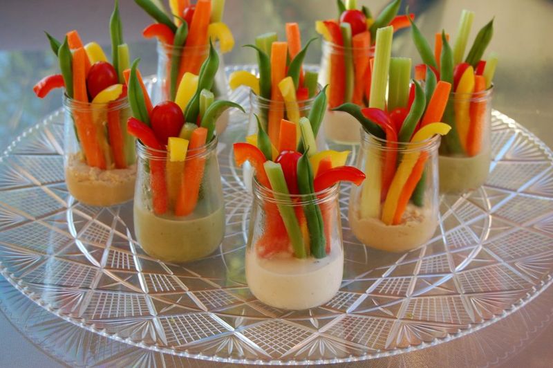 Veggie Sticks With Hummus