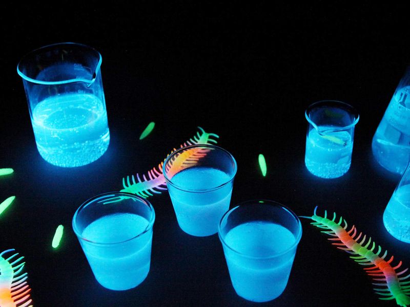 Neon Glow Jelly Cups
