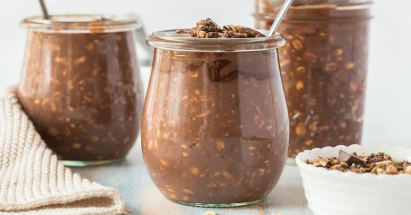 Nutella Overnight Oats