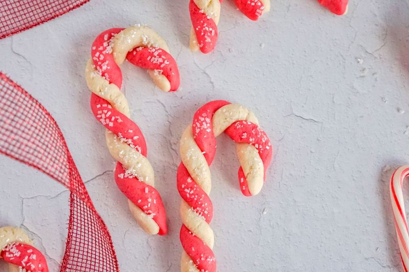 Candy Cane Cookies