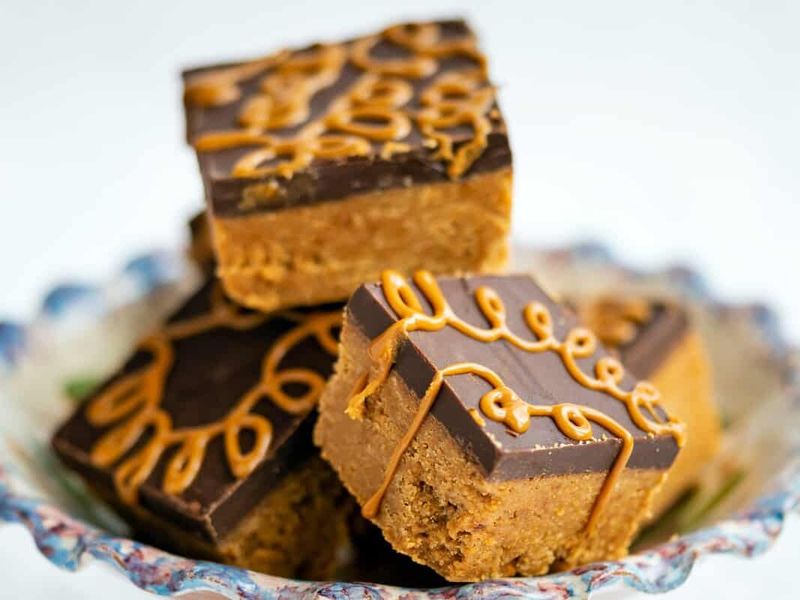 No Bake Biscoff Biscuit Bars