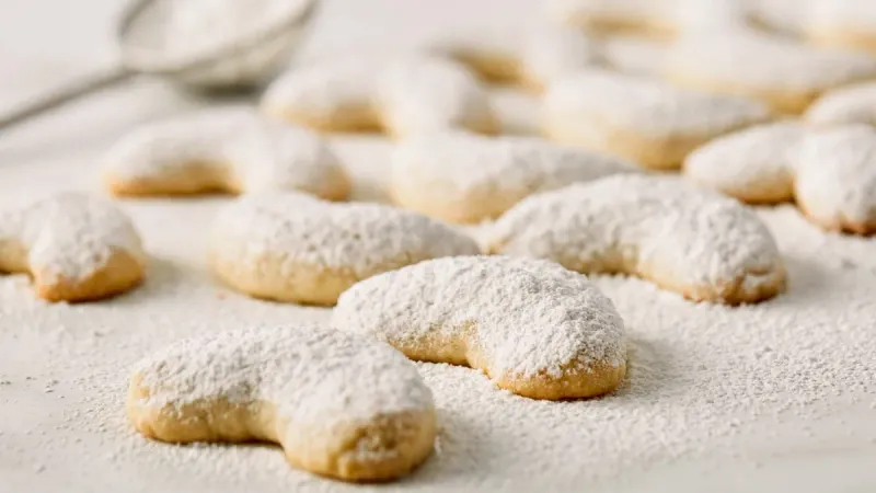 Almond Crescents