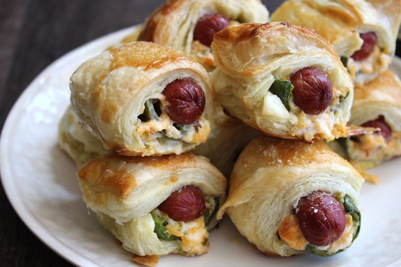 Cheese & Jalapeño Pigs In Blankets