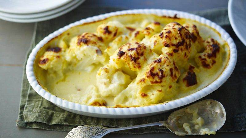 Cauliflower Cheese With Mustard