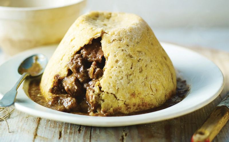 Liver And Suet Pudding