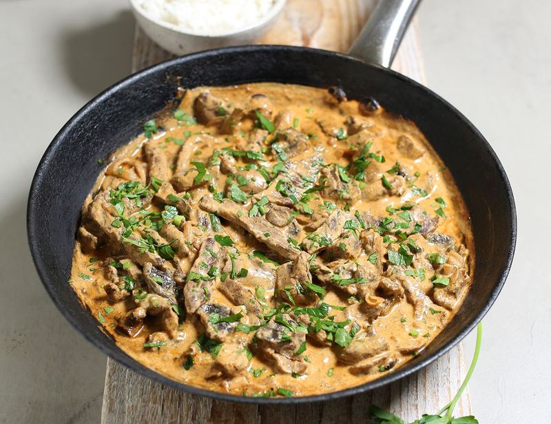 Beef Stroganoff
